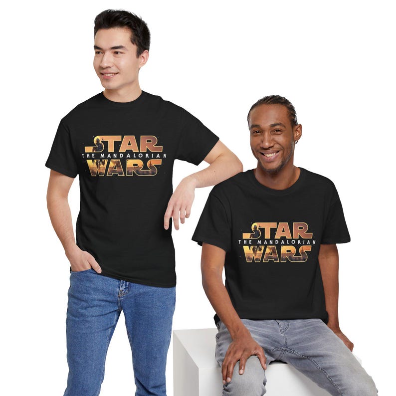 Star Wars The Mandalorian T-Shirt | Logo Graphic Tee immagine 15