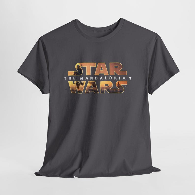 Star Wars The Mandalorian T-Shirt | Logo Graphic Tee immagine 8