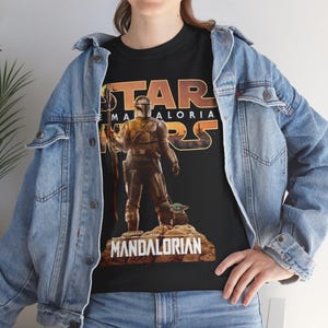 The Mandalorian Tee | Star Wars Inspired Mandalorian Graphic Shirt image 8