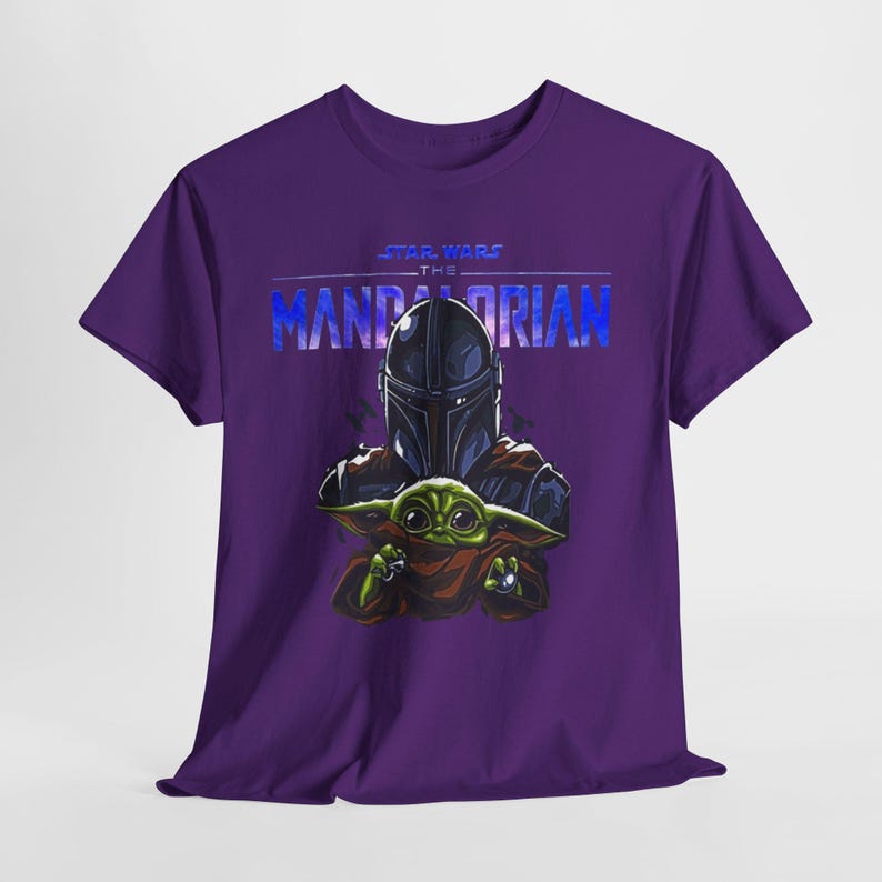 The Mandalorian Baby Yoda T-shirt | Star Wars Mandalorian T-shirt afbeelding 6