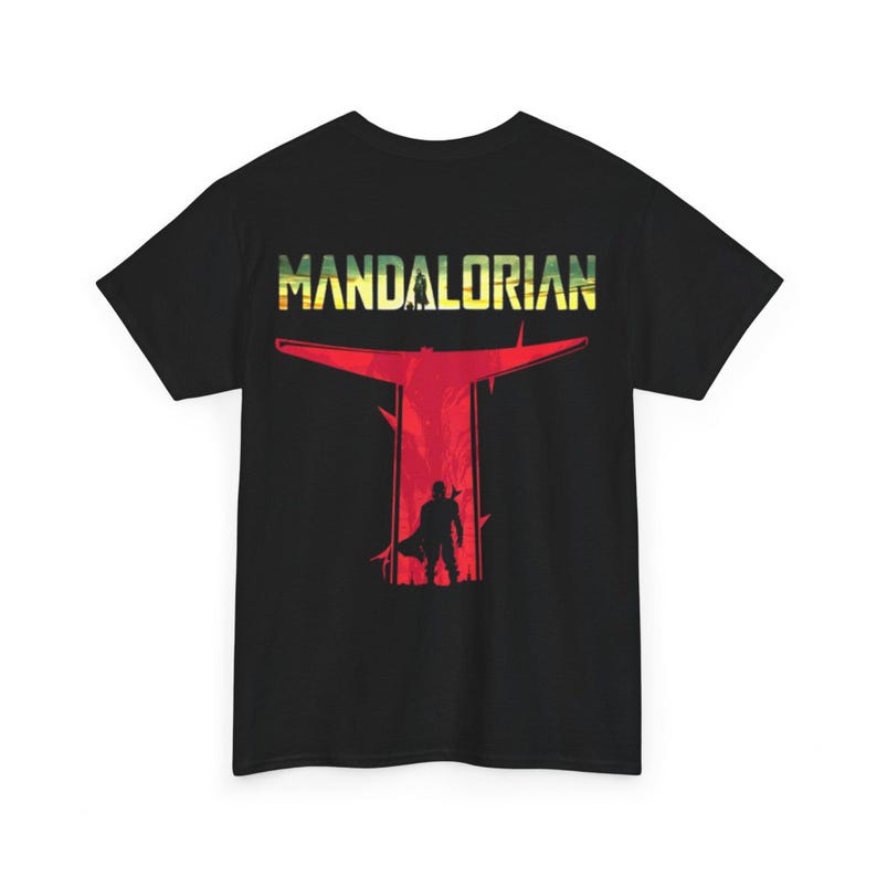 This Is The Way Mandalorian T-Shirt | Star Wars Helmet Tee image 3