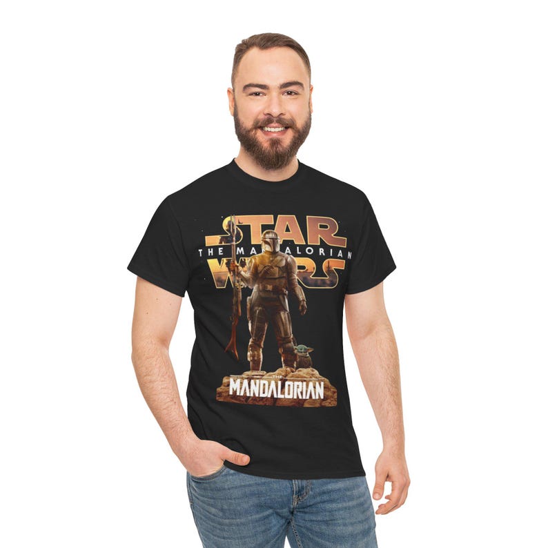 The Mandalorian Tee | Star Wars Inspired Mandalorian Graphic Shirt image 7