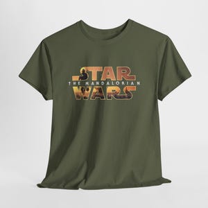 Star Wars The Mandalorian T-Shirt | Logo Graphic Tee immagine 5