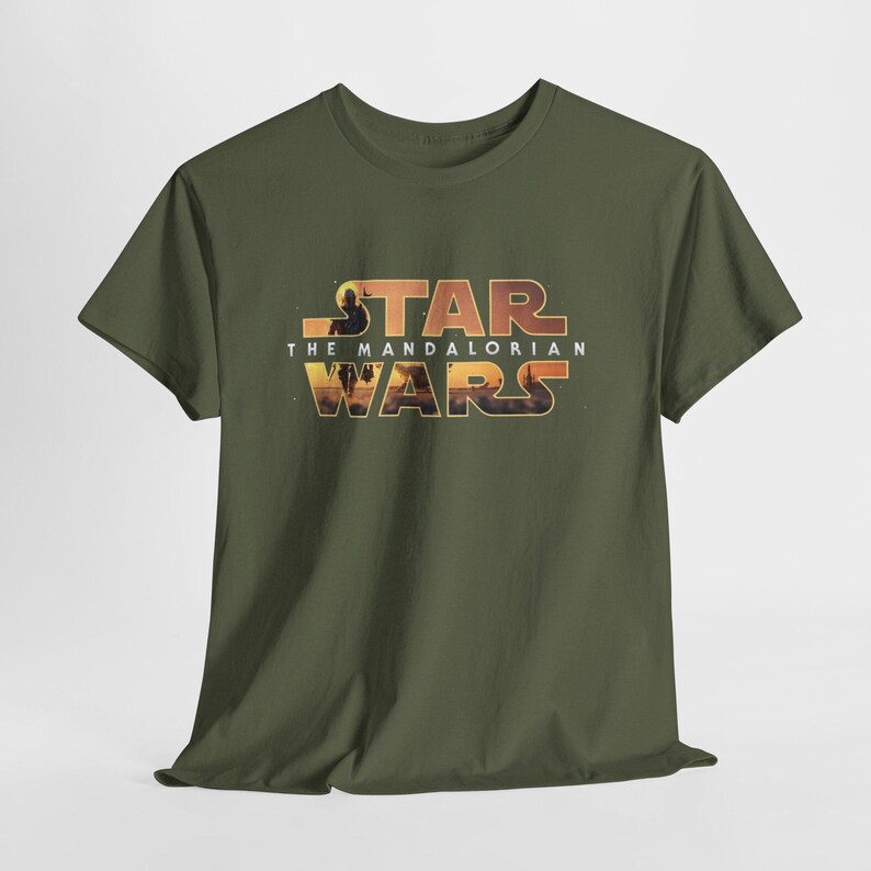 Star Wars The Mandalorian T-Shirt | Logo Graphic Tee immagine 5
