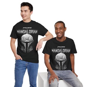 Camiseta del casco de The Mandalorian | Camiseta de Star Wars Mandalorian imagen 9