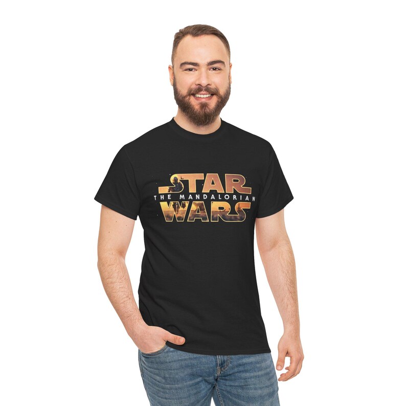 Star Wars The Mandalorian T-Shirt | Logo Graphic Tee immagine 13