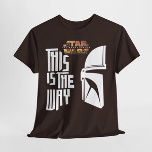 This Is The Way Mandalorian T-Shirt | Star Wars Helmet Tee image 7