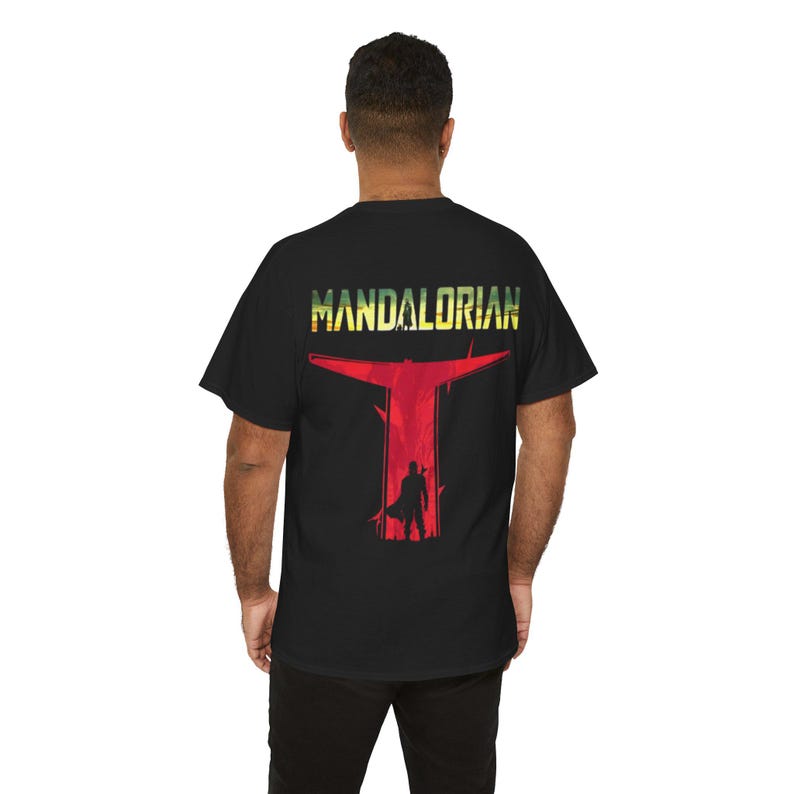 This Is The Way Mandalorian T-Shirt | Star Wars Helmet Tee image 11