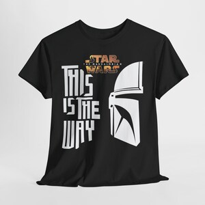 This Is The Way Mandalorian T-Shirt | Star Wars Helmet Tee image 6