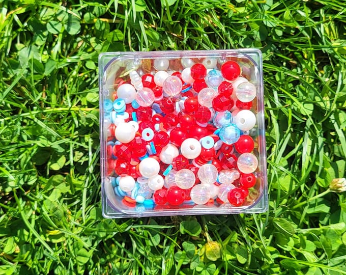 4th of July bead confetti bag!