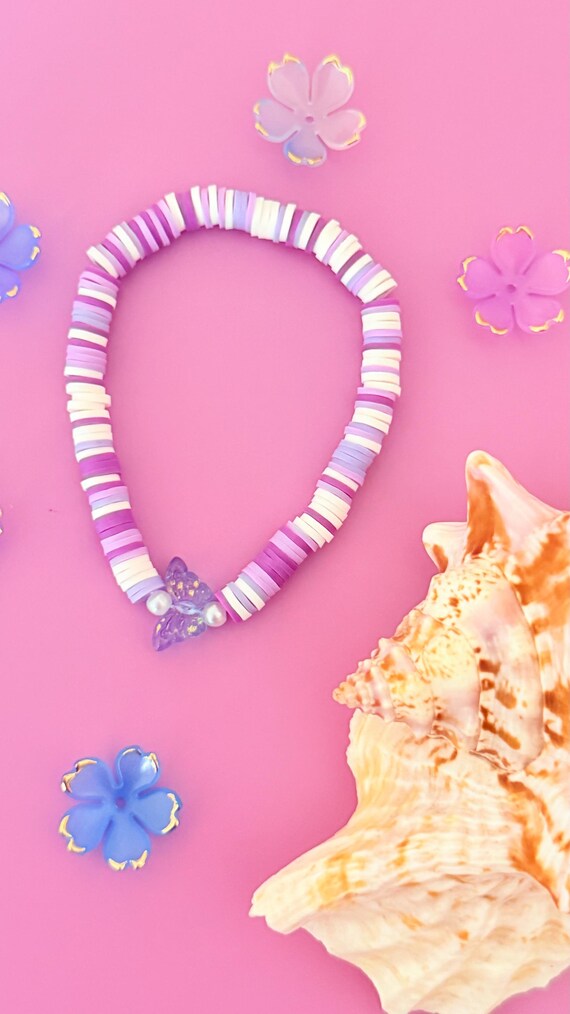 Butterfly Sparkle Bracelet: Fun, Unique Style - 6.75 Inch