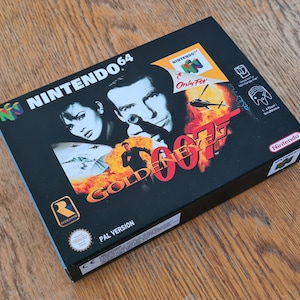 Goldeneye, N64, Nintendo 64, Reproduction box, Replacement box.