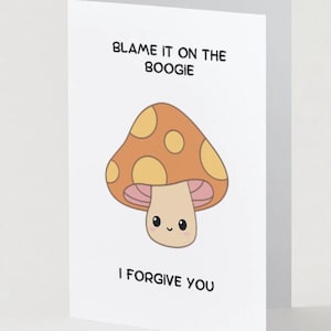 Digital Funny I Forgive You Card | Gen Z Forgiveness Greeting Card | Blank Inside