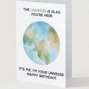 Carte d'anniversaire numérique drôle de la génération Z | Carte d'anniversaire meilleur ami | Carte de voeux esthétique pour amis, meilleures amies, collègues de travail | Blanc à l'intérieur, 5 x 7