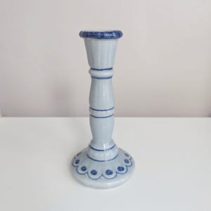 Vintage dansk ljusstake keramik folkkonst keramik mitten av 1900-talet