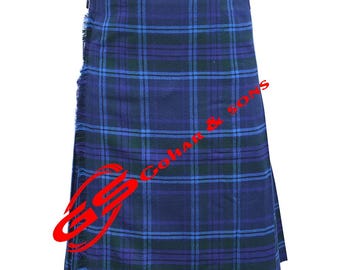 Schotse handgemaakte traditionele tartan kilt van 8 meter - Highlander kilts voor heren
