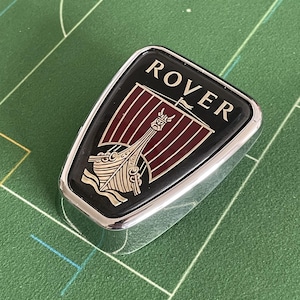 Vintage Rover Car Badge – A Piece of British Motoring History | Great Britain | Retro | Royal | Memorabilia | Automobile | Nostalgia | 1990s