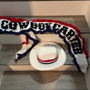 Set composto da fascia all'uncinetto e cappello da cowboy abbinato di Cowboy Carter!!! Perfetto per andare a trovare la regina in persona!!!