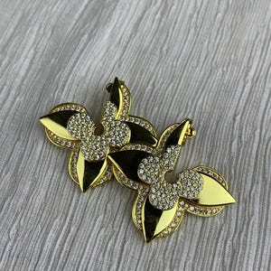 Louis Vuitton Gold Charming Stud Earrings