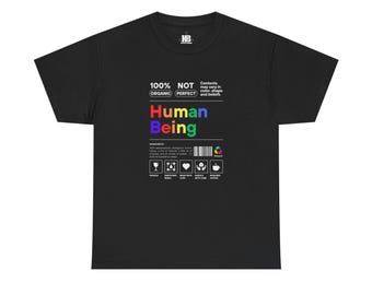 Human Being Ingredients Graphic Tee - Unisex Cotton Pride Shirt