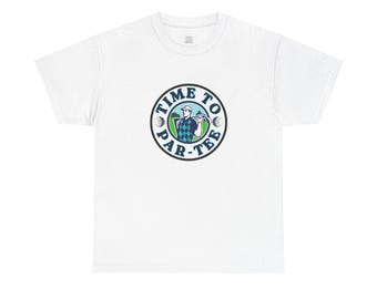 Time To Par-Tee Golf T-Shirt, Sporty Style Tee