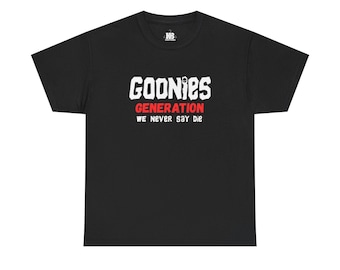 Goonies Generation Unisex Cotton Tee, Retro Movie Fan Shirt