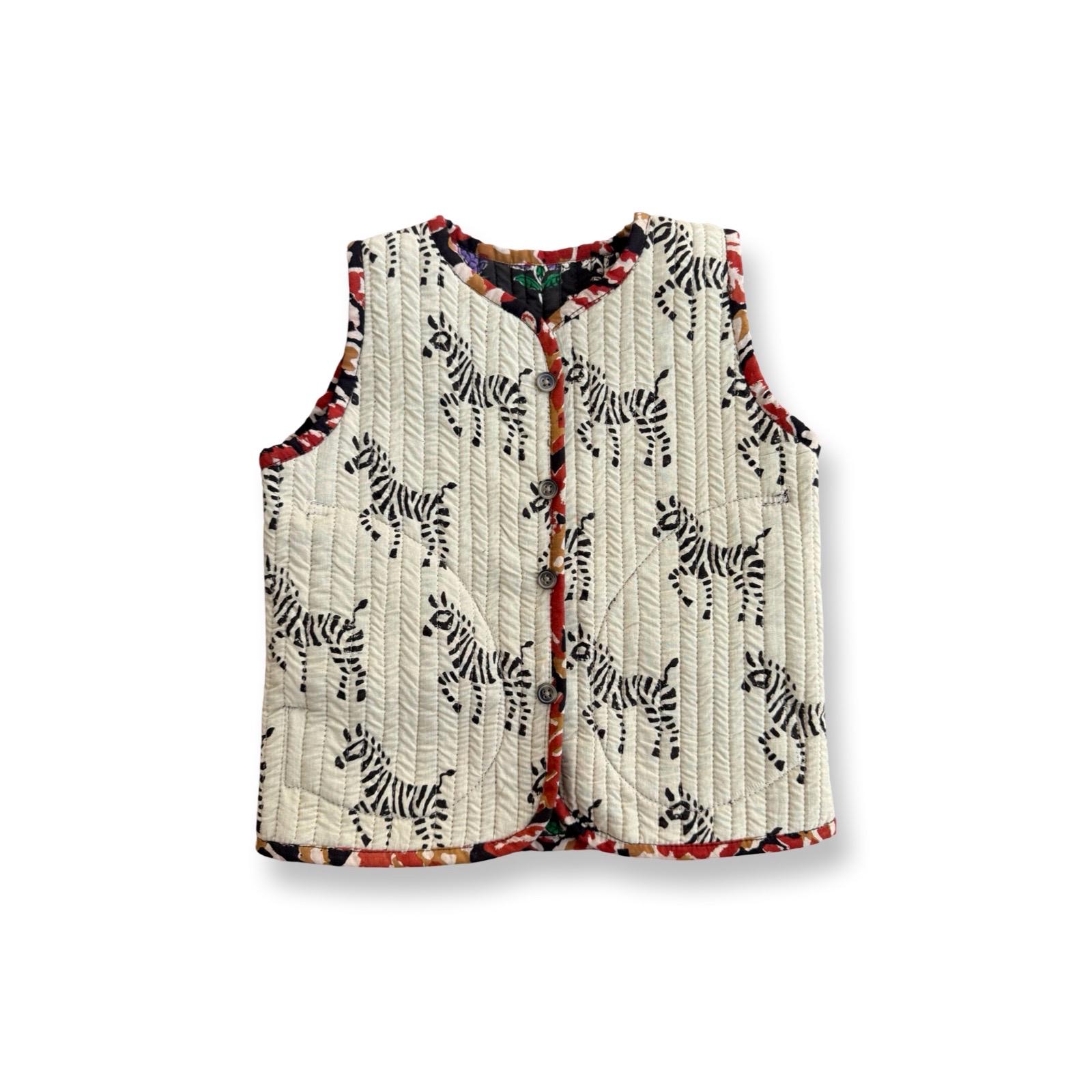 Kids Quilted Vest, Block Print Patchwork Vest, Toddler Jacket - Etsy