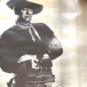 1968 John Wayne Poster – The Man Who Shot Liberty Valance – Personality Posters Inc. – Vintage Western Movie Art