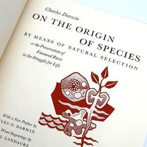 On the Origin of Species – Charles Darwin – 1963 Heritage Press Edition with Slipcase – Collectible Science Classic