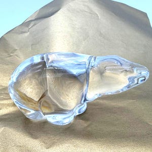 Hadeland Norway Glass Polar Bear - Etsy