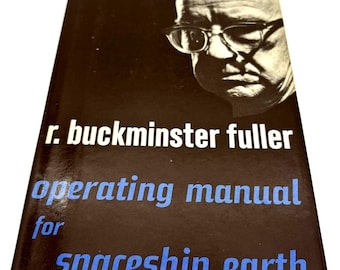Manual de operaciones de la nave espacial Tierra (1969) – Buckminster Fuller – Primera edición – Futurismo – Sobrecubierta