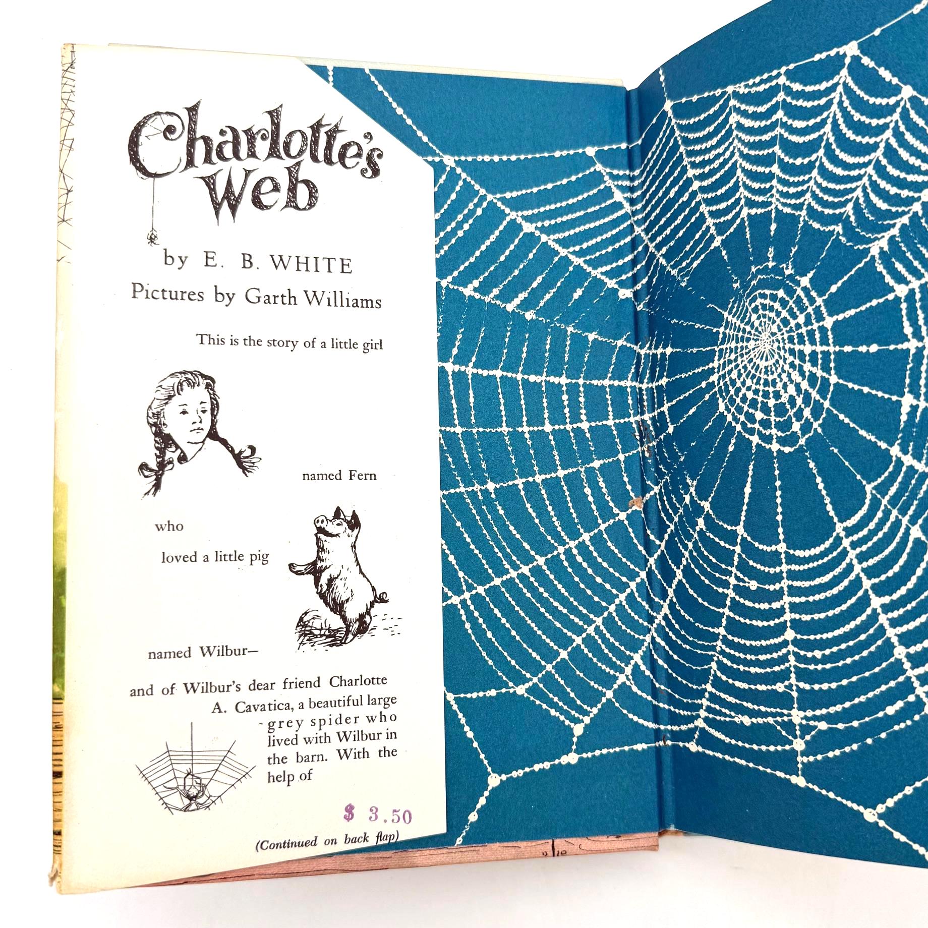 Charlotte’s Web - Vintage Hardcover W/ Dust Jacket - E.B. White - Garth ...