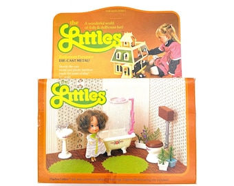 The LITTLES Mattel Vintage Furniture Metal Doll House Belinda