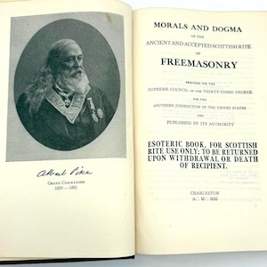 Morals and Dogma of the Ancient and Accepted Scottish Rite of Freemasonry – Albert Pike – 1950 Revised Edition, Reprinted 1958
