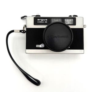 Argus Cosina 35 Rangefinder Camera – 35mm Film, Color Apotar Lens, with Case, Strap, Manual & Cable (Japan)