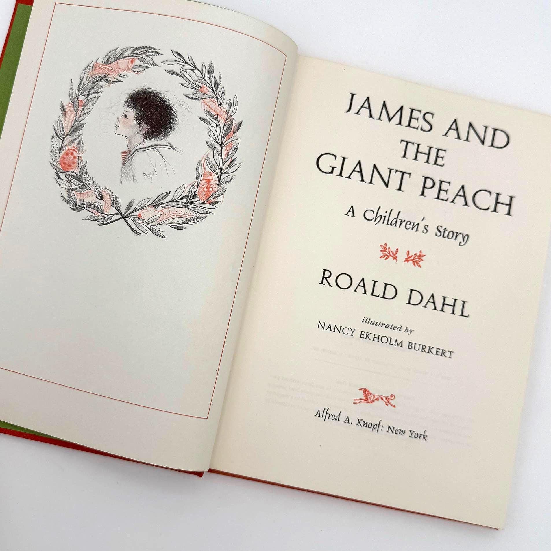 James and the Giant Peach Roald Dahl 1961 First Edition Knopf W/ Dust ...