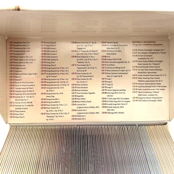Ludwig Van Beethoven Complete Works – 100 CD Box Set