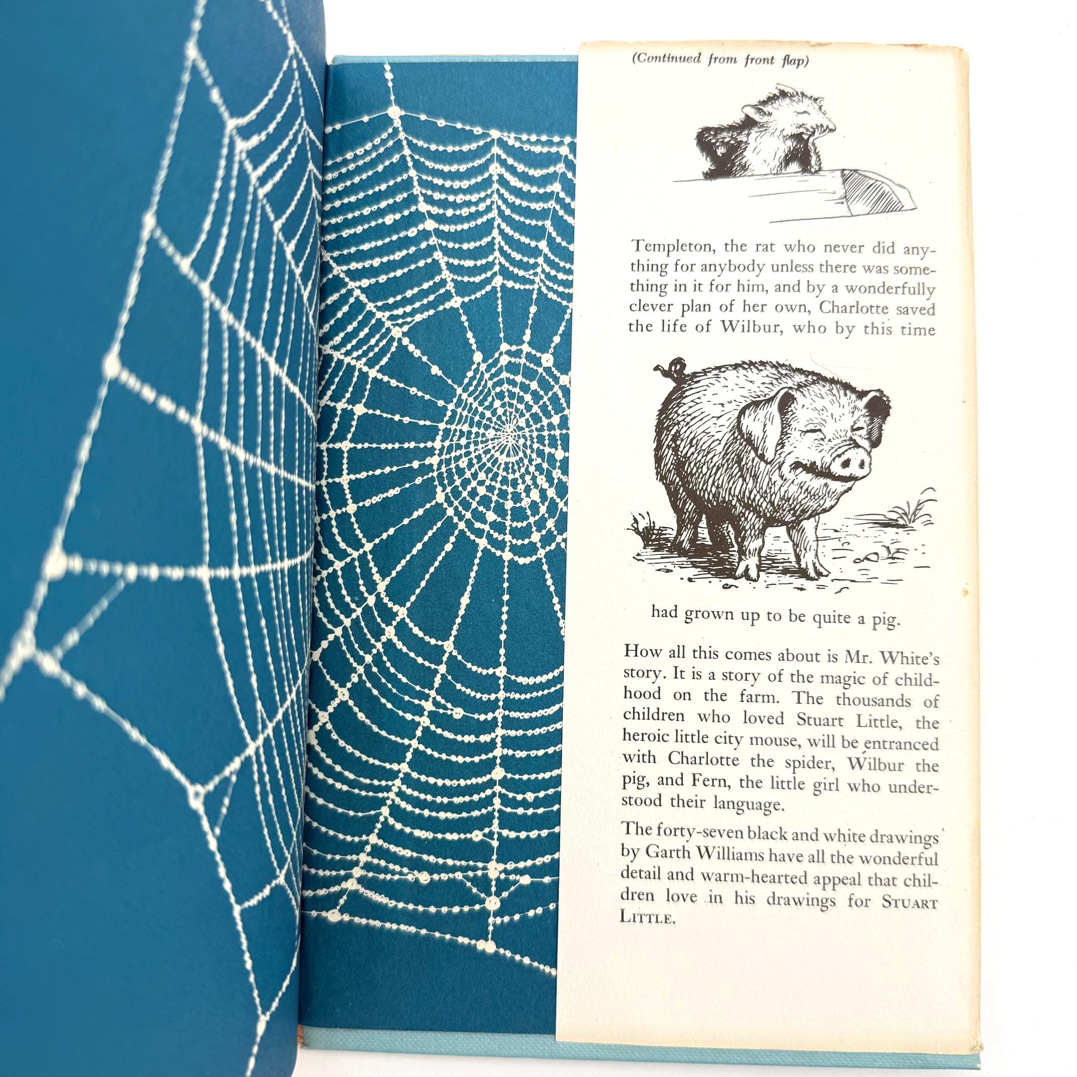 Charlotte’s Web - Vintage Hardcover W/ Dust Jacket - E.B. White - Garth ...
