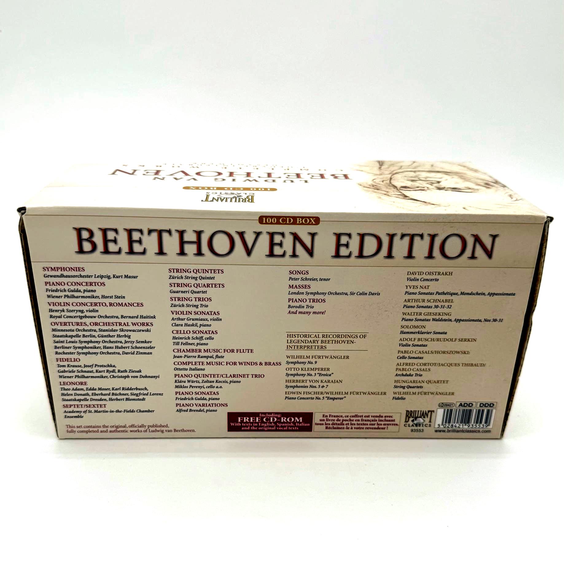 Ludwig Van Beethoven Complete Works – 100 CD Box Set
