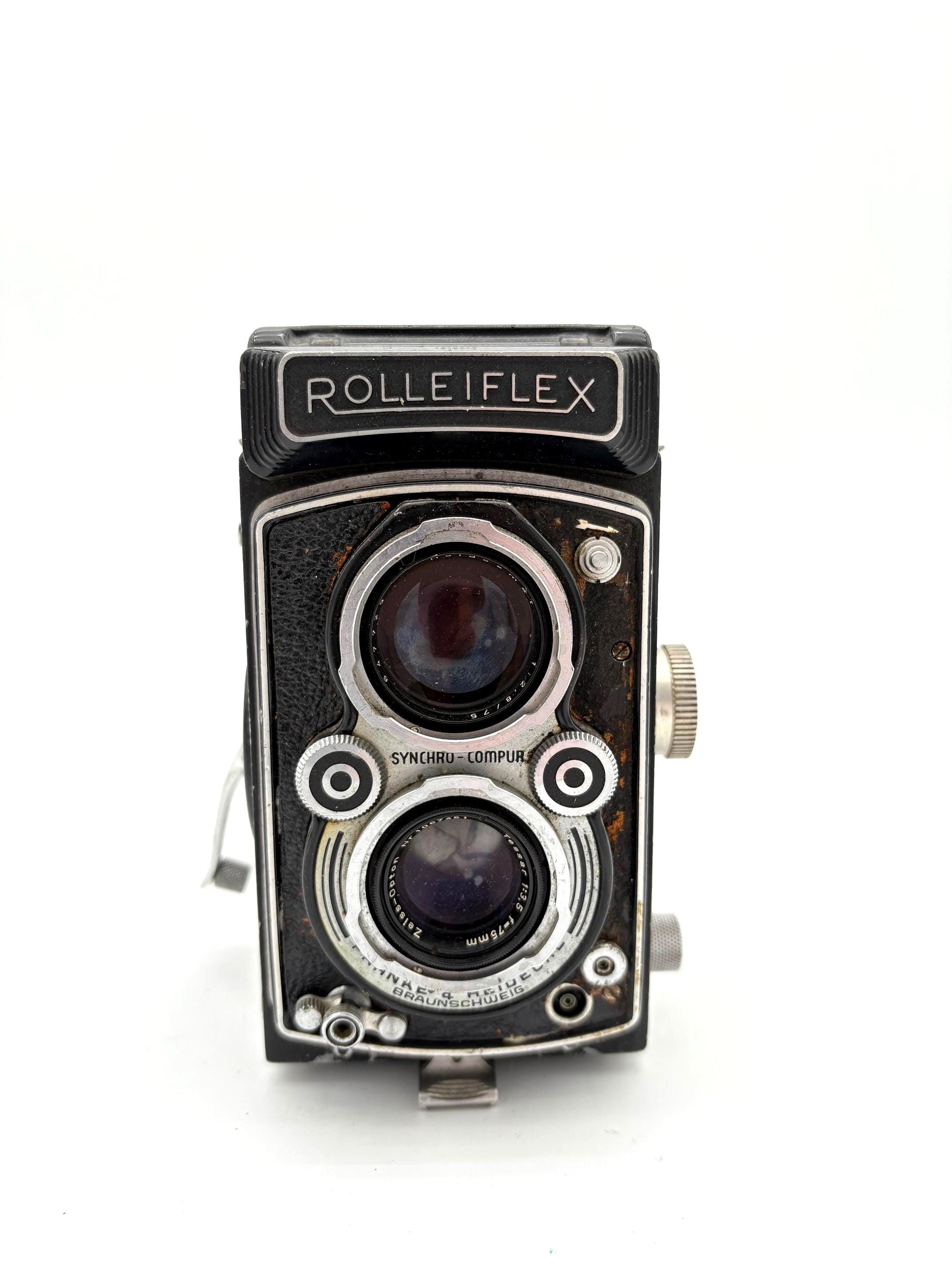 Vintage Rolleiflex 3.5 Automat TLR Camera W/ Carl Zeiss Tessar