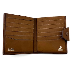 Vintage Renwick Steerhide Leather Wallet: Canadian Bifold Card Holder