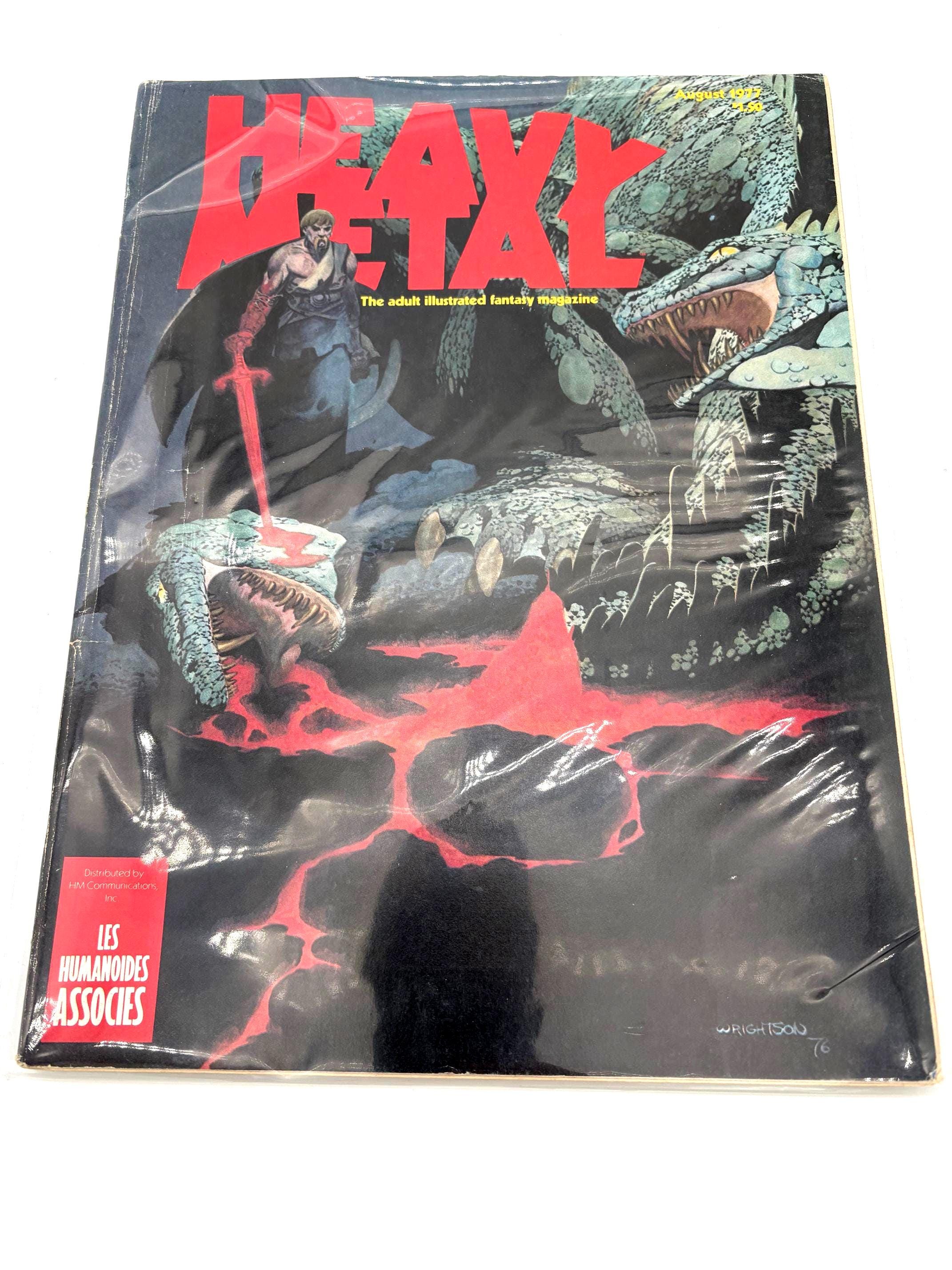 Heavy Metal Magazine Lot (1977–1983) – 6 Issues Incl. June