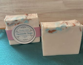 Donkey Milk Soap  Natural, moisturizing, rich in vitamins and minerals.  Anti-aging properties.