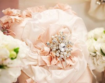 Eternal Romance, Swarovski Crystal Pink Ring Pillow