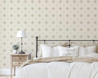 S4sassy Removable Vintage Style Waterproof Wall Wrap, Compass Starburst Pattern Contact Paper for Backsplash, Self Adhesive Vinyl Wallpaper