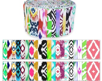 Jelly Roll Fabric Strips for Quilting, 40 Strip Assorted Bundle, Jelly Roll for Scrap booking, Perfect Quilting Fabric for Sewing, Crafting