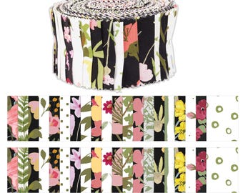 Jelly Roll Fabrics for Quilting 40 Strip,Cotton Strips Bundles Cotton Strip for Home Décor, Blanket, Rugs, Perfect Quilting Fabric for Craft