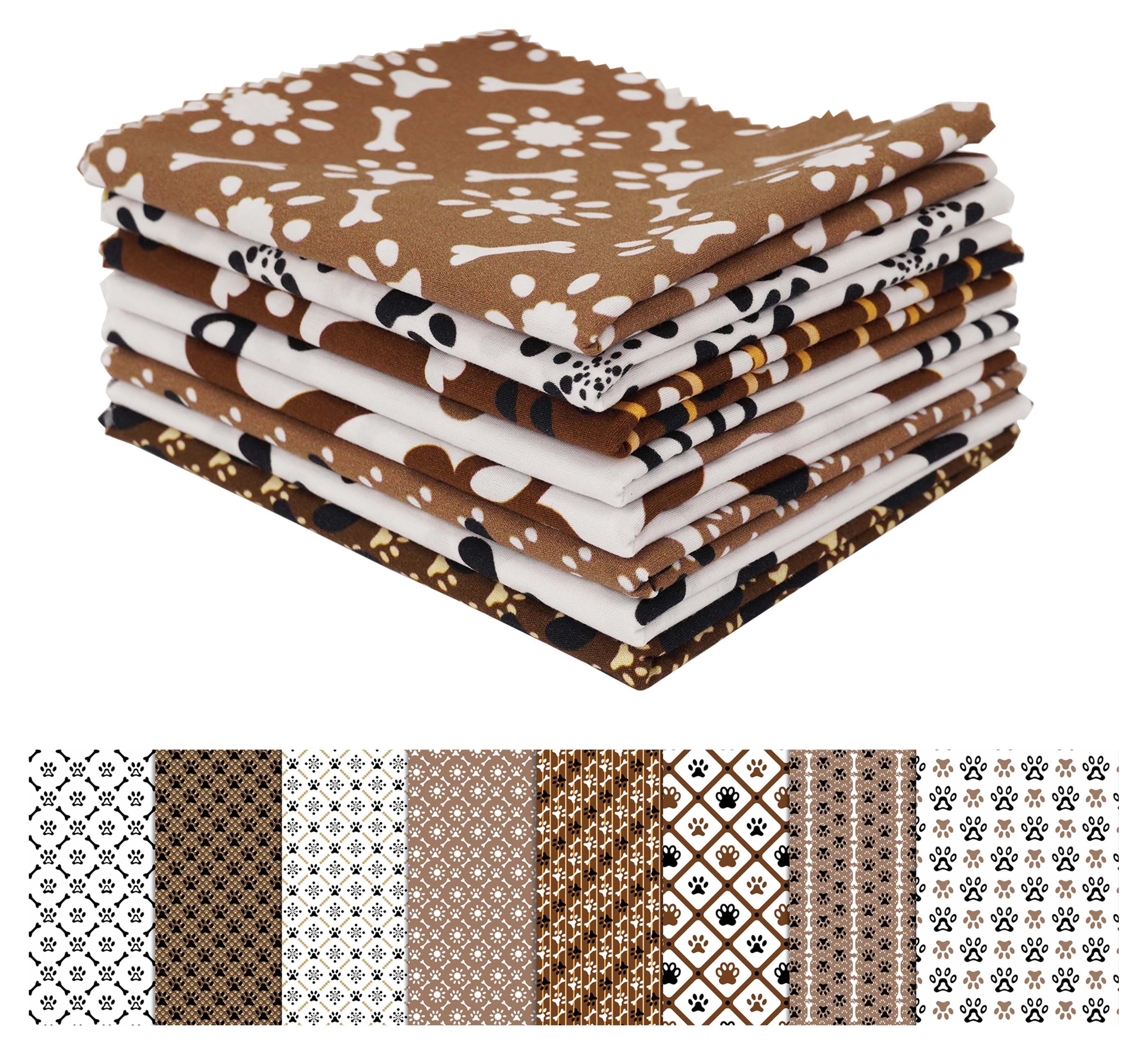 Confezione Da 5 Tessuti In POLICOTONE Floreale Rosa Pesca - FAT - Foto 8