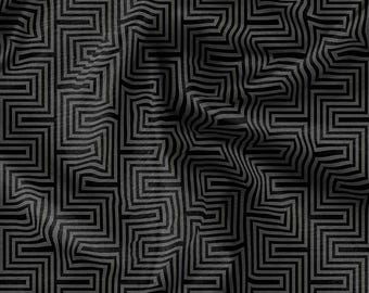 Soimoi Cotton Gray Fabric - by The Yard, Modern and Whimsical Fusion for Stylish Creations Printed Material for Quilting, Kurtis, Clothing