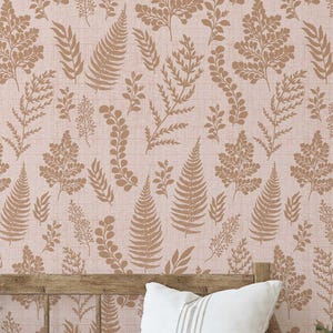 S4Sassy Peel & Stick Vinyl Tapete, Tapete Kontaktpapier Wasserdicht -Dunkelbeige Abnehmbare Wandbespannung für Schlafzimmer, Wohnbereiche
